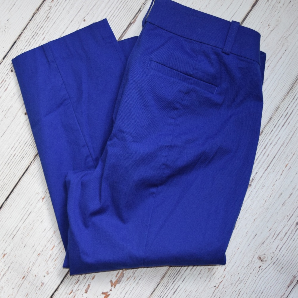 Ann Taylor CARNEGIE CROP Pants Chino Capris 8P